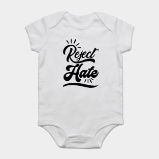 'Reject Hate' Social Inclusion Shirt Baby Bodysuit